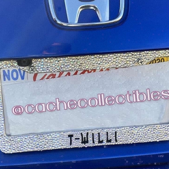 Icy License Plate Cover - Bling Plate Cover - Picture 2 of 3